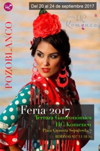 FERIA 2017 EN LA TERRAZA GASTRONÓMICA HC KOMENCO EN POZOBLANCO @ TERRAZA GASTRONÓMICA HC KOMENCO | Pozoblanco | Andalucía | España