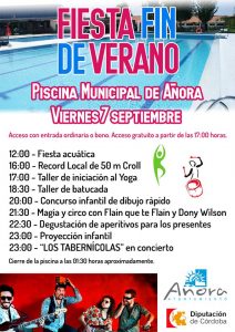 Fiesta Fin de Verano. Añora @ Piscina Municipal | Añora | Andalucía | España
