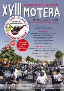 XVIII Concentración Motera "Moto-Club El Sartón". Hinojosa del Duque. @ Hinojosa del Duque | Hinojosa del Duque | Andalucía | España