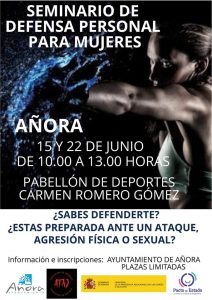 Seminario: Defensa personal para mujeres. Añora @ Pabellón de deportes.