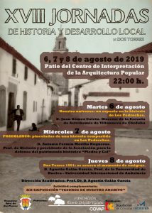 XVIII Jornadas de Historia y Desarrollo Local. Dos Torres