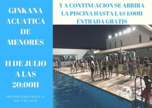 Gynhana Acuática de menores. El Viso