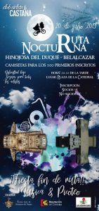 Ruta nocturna. Hinojosa del Duque - Belalzacar
