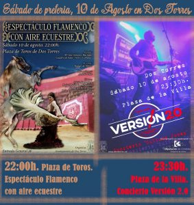 Espectáculo flamenco y Concierto. Dos Torres