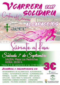 V Carrera Solidaria contra el cáncer. Alcaracejos