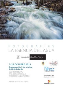 Inicio exposición fotográfica "La Esencia del Agua". Hinojosa del Duque