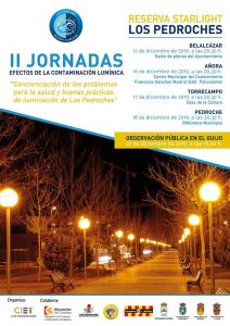 II Jornadas Efectos de la Contaminación Lumínica. Belalcázar. @ Salón de plenos. Ayuntamiento de Belalcázar