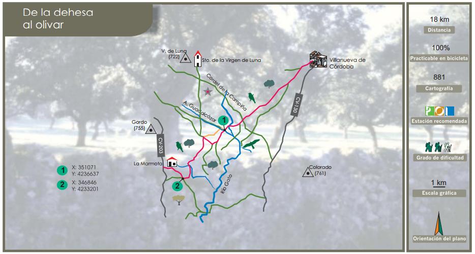 Ruta de la Dehesa al Olivar (Villanueva de Córdoba)