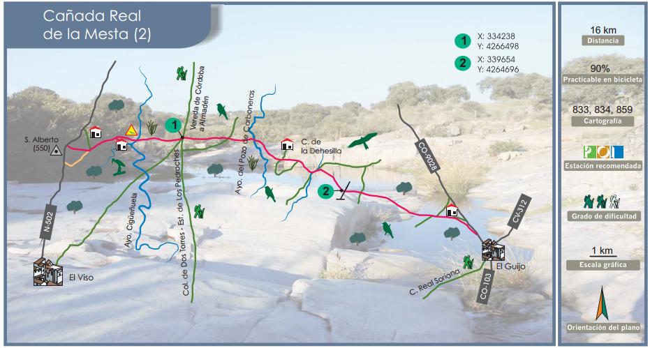 Ruta Cañada Real Mesta (Tres Tramos Diferentes)